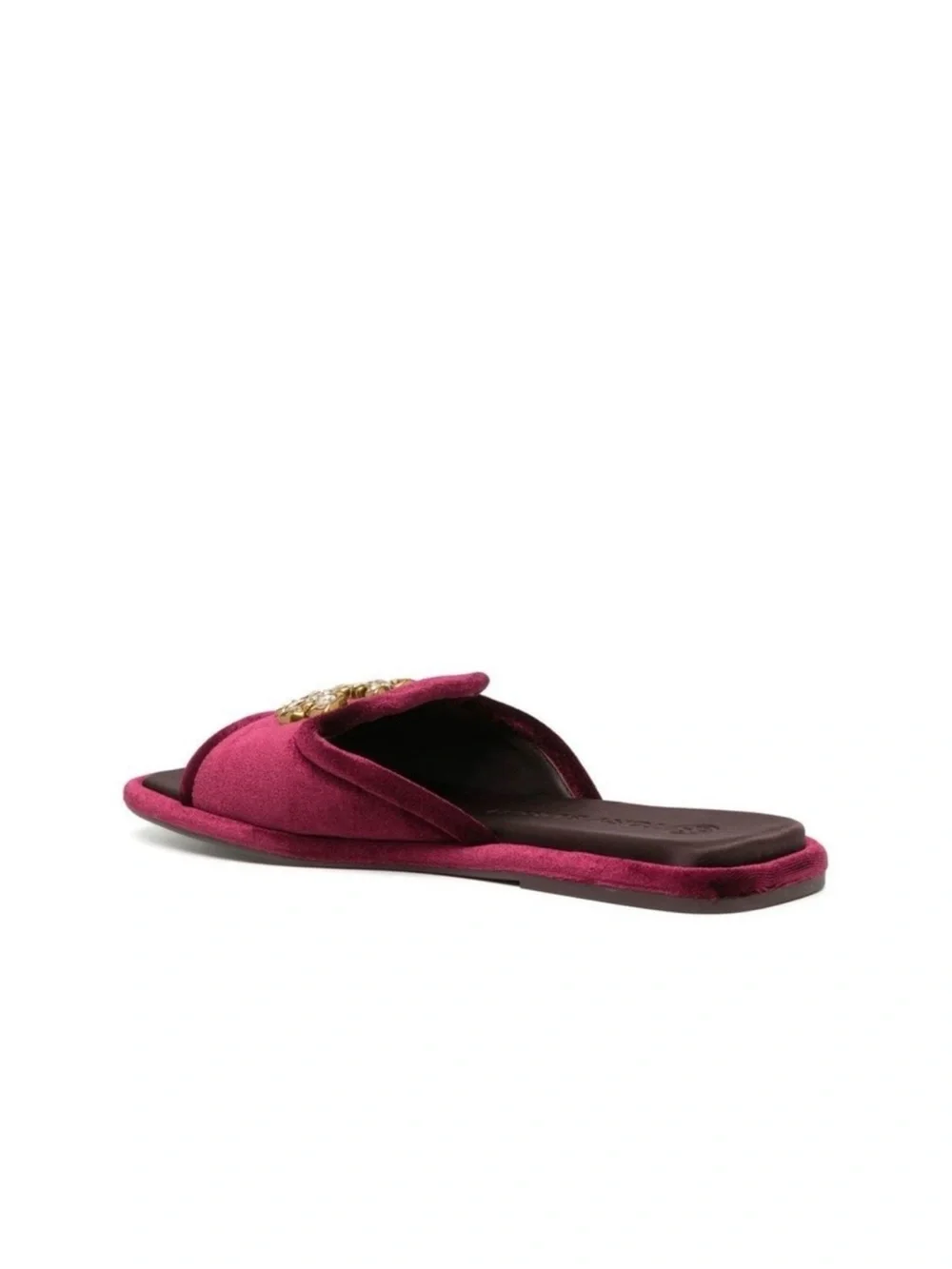 NWT Tory Burch Embellished Logo Velvet Scandals, Be summer ready with this.